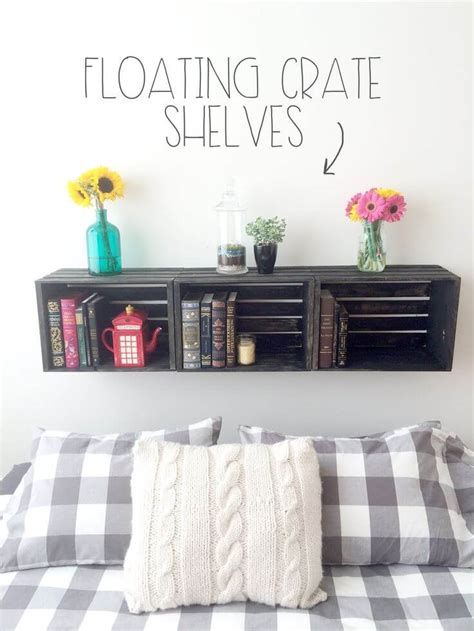 These diy floating shelves are wooden, thick, bold, and full of charming energy, perfect for a living room. 27+ Best DIY Floating Shelf Ideas and Designs for 2017
