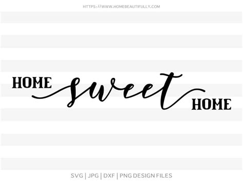 Home Sweet Home Free Printable Printables Fonts Pinte
