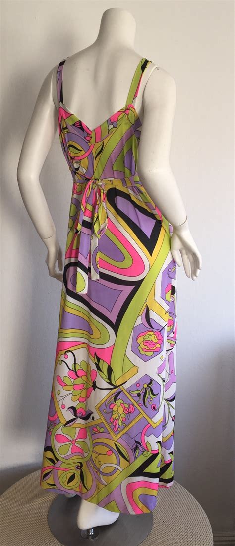 amazing 1970s vintage leonora psychedelic colorful wrap maxi dress at 1stdibs psychedelic maxi