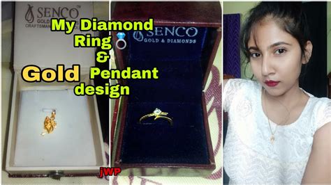 My Diamond Gold Ring💍and Gold Pendant Design😊আমার আংটি এবং লকেট