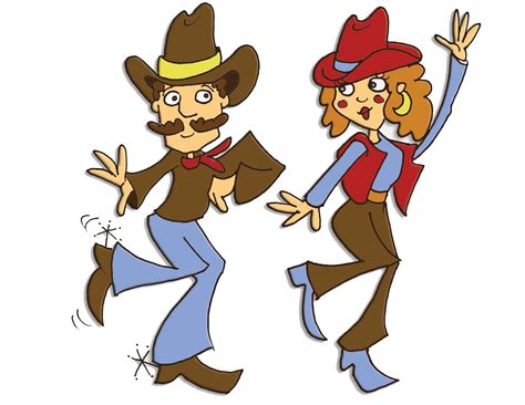 Line Dancing Clip Art Country Line Dancing Clipart A Country Line