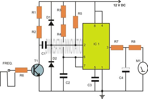 555 Based Capacitance Meter Circuit Diagram Circuit Diagram