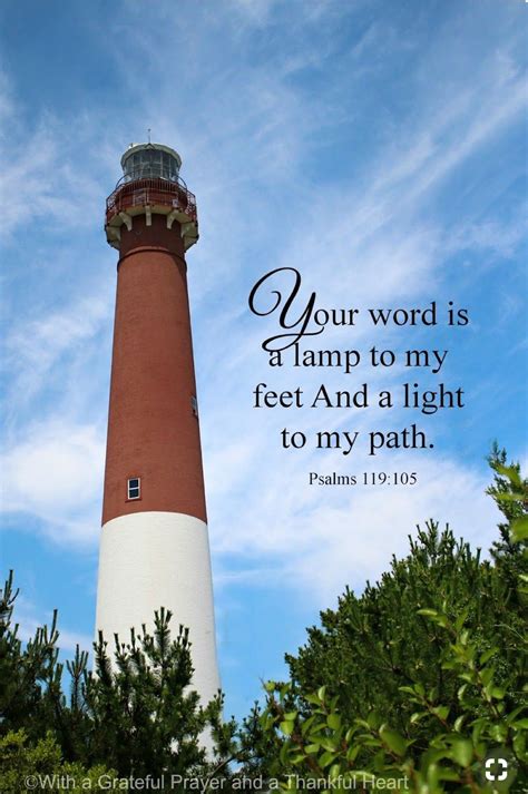 Psalm 119105 Lighthouse Quotes Barnegat Lighthouse
