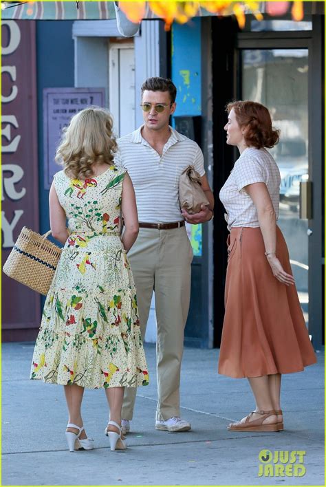 justin timberlake and kate winslet take a stroll while filming woody allen movie photo 3788143
