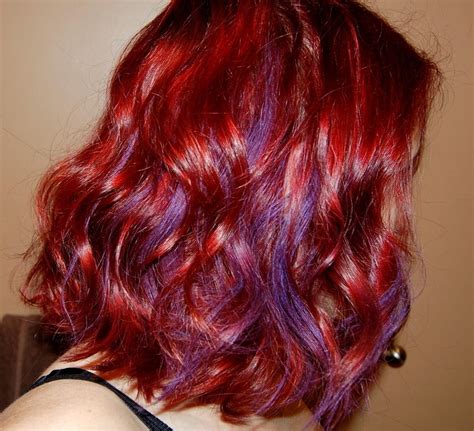 Image Result For Red Hair Highlights Purple Dark Red Hair Dye Red
