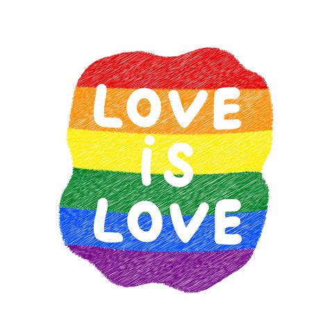 premium vector love is love lgbtq pride rainbow poster slogan