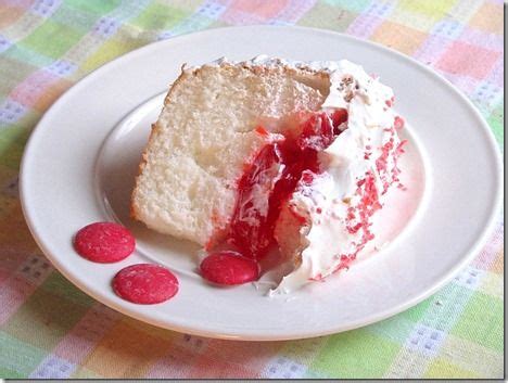 (don't flip upside down like a traditional angel food cake) and cut it out with a large knife. Angel Cake and Jello | Angel food, Dessert recipes, Fun ...