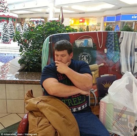 Miserable Men Of Instagram Show Photos Of Guys Bored Of Sales Shopping