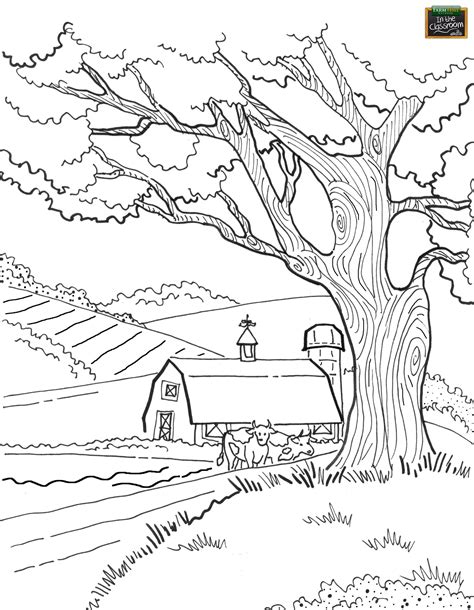 Free Teaching Tool Printable Agricultural Coloring Page For Kids