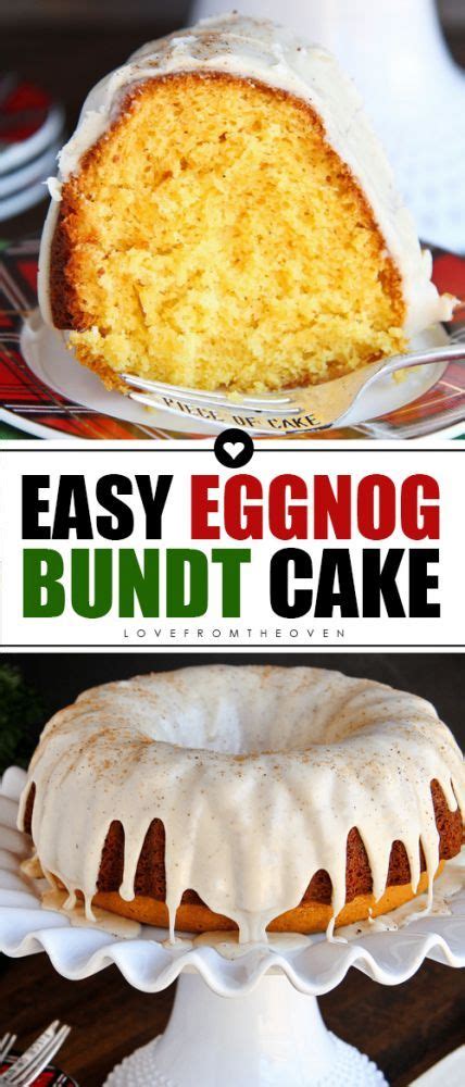 This vegan eggnog pound cake is dense but melt in the mouth, has flavor from nutmeg, cloves, nog spices and the eggy ness from chickpea flour custard (you have to try it!). Easy Eggnog Cake #eggnogcake #eggnogrecipes # ...