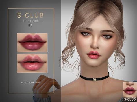 Sims 4 — S Club Wm Ts4 Lipstick 202101 By S Club — Lipsticks 17 Colors