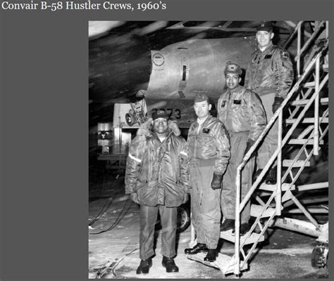 B 58 Convair B 58 Hustler Crews 1960s I Could Be Wrong But This