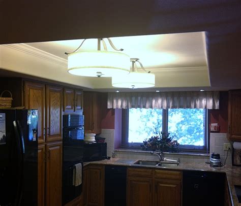 How To Update 1990s Recessed Fluorescent Kitchen Ligh Remodel