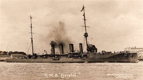 H M S Bristol 1900s Royal Navy Ships British Navy Ships Royal Navy