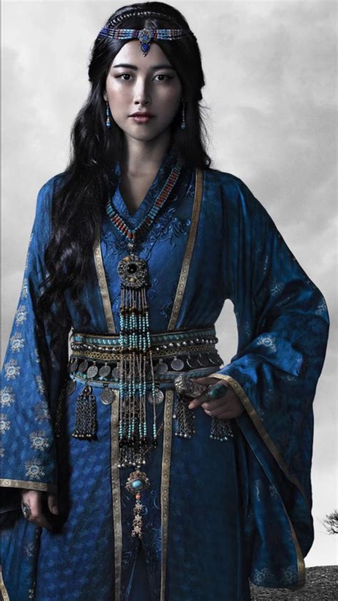 Zhu Zhu As Kokochin The Blue Princess In The Netflix Series Marco Polo Fashion Fantasy
