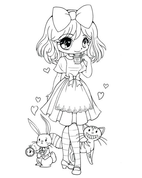 Chibi Wolf Coloring Pages At Free