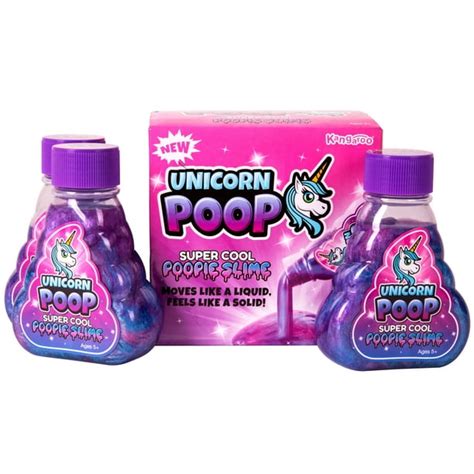 Super Cool Unicorn Poop Slime 3 Pack
