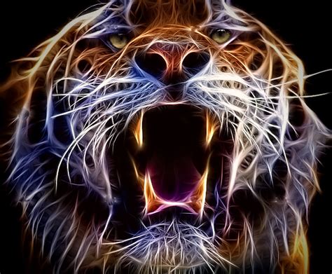 Widescreen, ultra wide & multi display desktops : Grrrrr !! | Last of the Fractal Tigers for a while, this ...