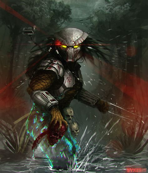 Artstation Spotted Stephen Sykes Art Predator Art Predator