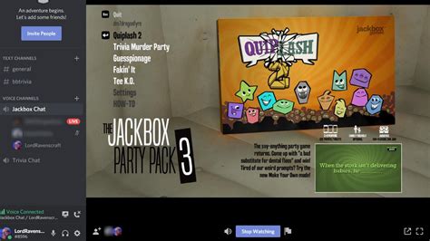 How To Use Discord To Stream Jackbox Games With Your Friends