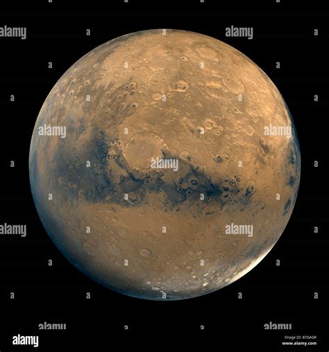 Planet Mars Photographed By Nasa Hubble Telescope Stock Photo Alamy