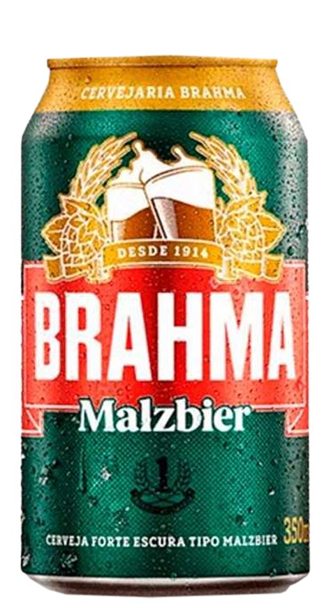 Cerveja Brahma Malzbier Lata 350ml Imigrantes Bebidas