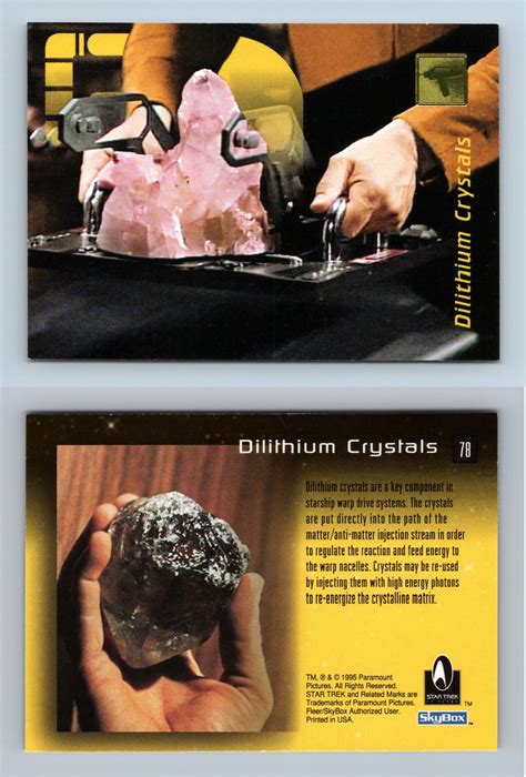 Dilithium Crystals 78 Skybox 30 Years Of Star Trek Phase 1 Trading Card
