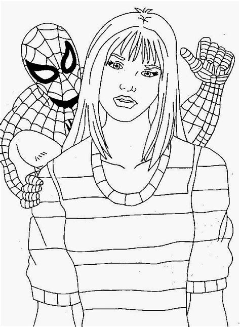 This drawing was made at internet users' disposal on 07 february 2106. Coloring Pages: Spiderman Free Printable Coloring Pages