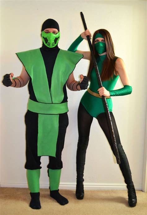 Reptile And Jade From Mortal Kombat Disfraces Halloween Mujer Disfraces De Halloween Mujeres
