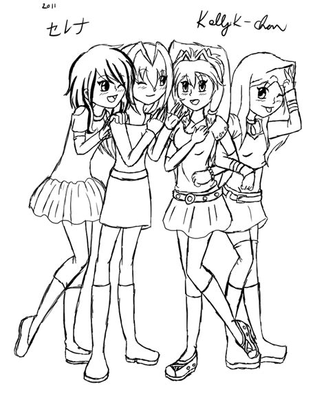 Commission Girls Group By Angelshizuka On Deviantart