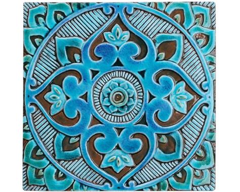 Mandala Wall Hanging Made From Ceramic Outdoor Wall Art Etsy In 2021