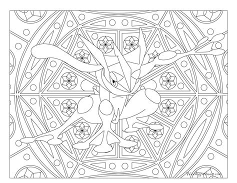 Mpokemon Ash Greninja Coloring Pages Coloring Pages