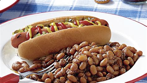 The dough is usually wrapped around an uncooked hotdog before baking. How to Make Baked Beans - How-To - FineCooking