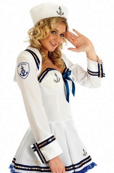 Plus Size Flirty Sailor Costume