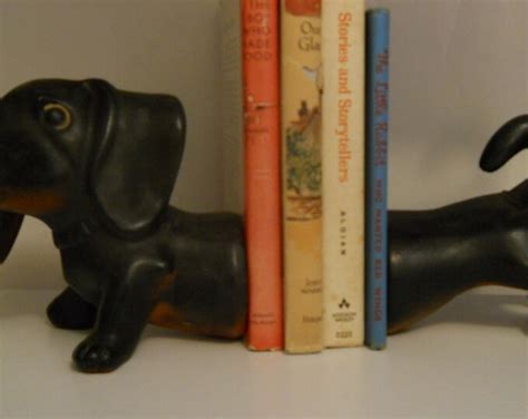 Vintage Dachshund Bookends Etsy