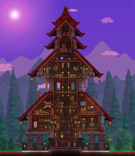 Click This Image To Show The Full Size Version Terraria House Ideas Terrarium Terraria