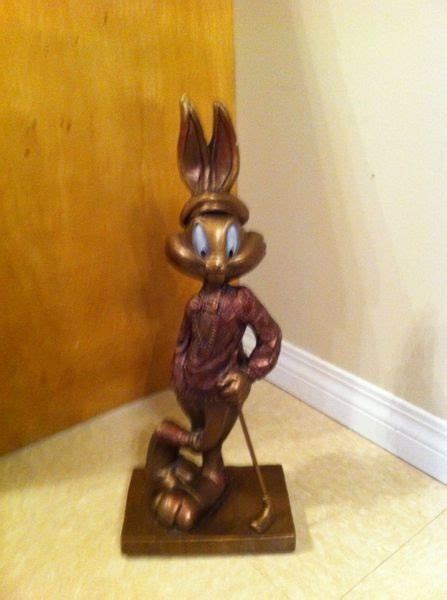 I Have A Bugs Bunny Golfer Austin Statue With A Nick On The Ear And A