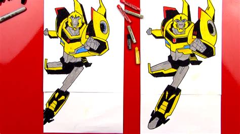 How To Draw Bumblebee Transformer Art For Kids Hub