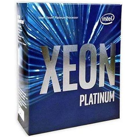 Intel Xeon Platinum Ghz Box Se L Gsta Pris Nu