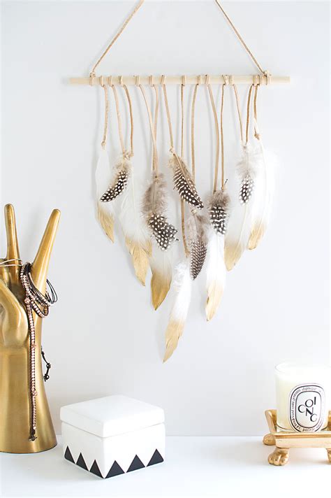 Diy Feather Wall Hanging Homey Oh My