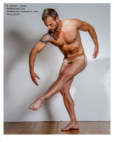 Matson Jones Male Nude Photograph The Dancer Full Frontal Athletic Lean