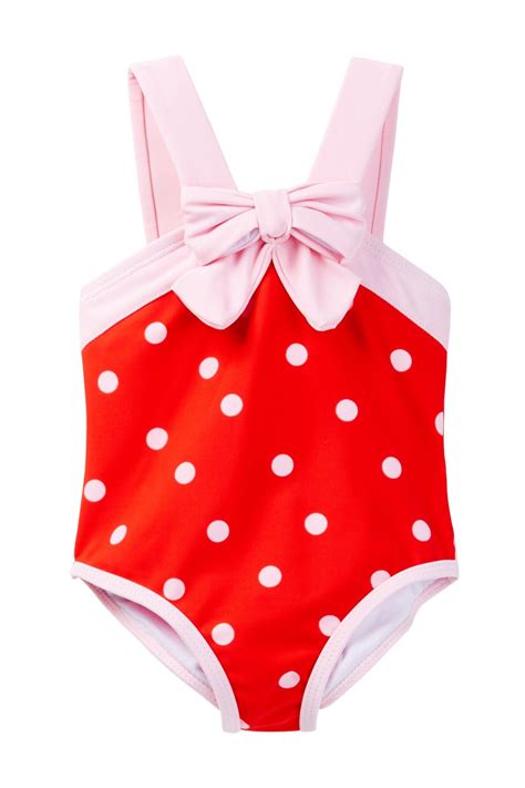 Polka Dot Ruffle Swimsuit Baby Girls By Kate Spade New York On