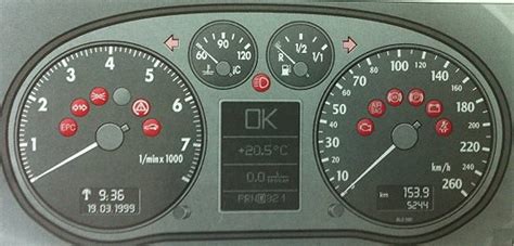 Audi A3 Car Warning Lights