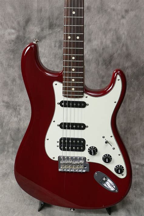 Fender Usa Highway 1 Stratocaster Trans Wine Red Hss Reverb
