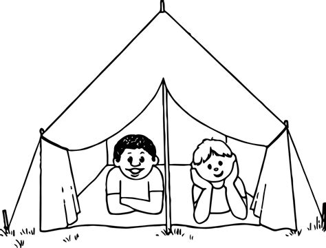 Tent Drawing At Getdrawings Free Download