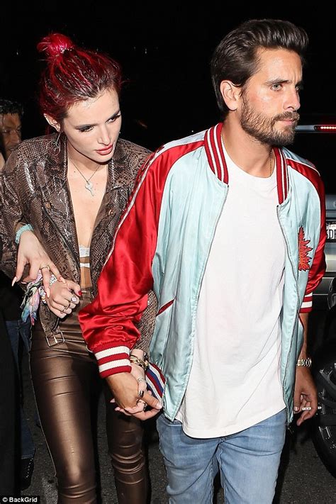 bella thorne enjoys night out with scott disick in nyc daily mail online