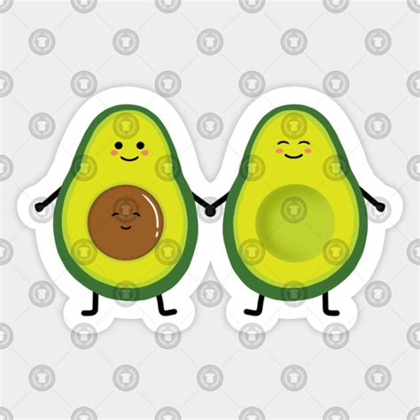 Cute Avocado Avocado Sticker Teepublic