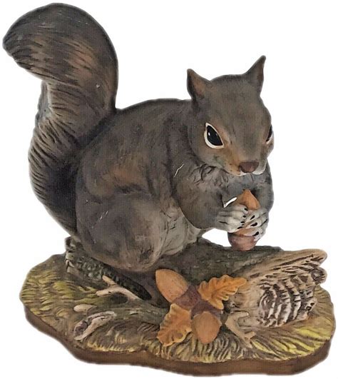 Vintage Squirrel Figurine HOMCO 1982 Home Interior Woodland Etsy