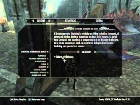 Skyrim Invocando A Odahviing Youtube