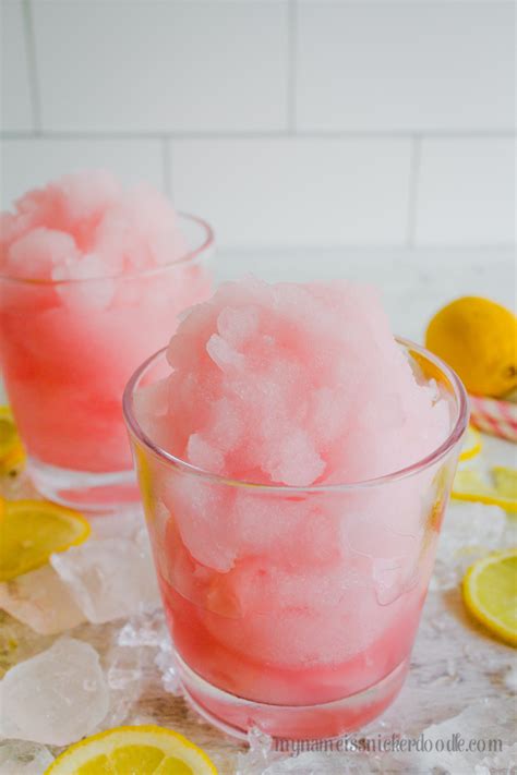 How To Make Pink Lemonade Slush Recipe